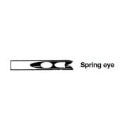 Kruuse-Vet Sütür İğnesi. Spring Eye. 3/8. Keskin. 89 mm. 10/pk