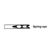 Kruuse-Vet Sütür İğnesi. Spring Eye. 3/8. Yuvarlak. 28 mm. 10/pk