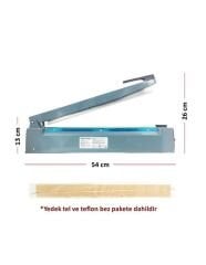 40 cm Poşet Ağzı Kapama Yapıştırma Makinası. Plastik Gövdeli Model