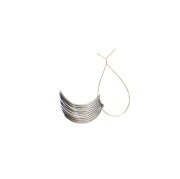 Kruuse-Vet Sütür İğnesi. Regular Eye. 3/8. Keskin. 19 mm. 10/pk