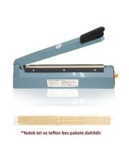 40 cm Poşet Ağzı Kapama Yapıştırma Makinası. Metal Gövdeli Model