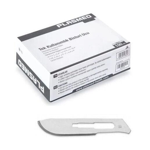Plasmed Bistüri Ucu No:21 (100 Adet)