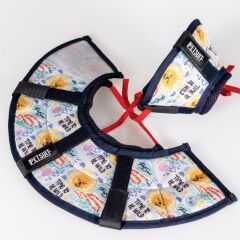 Petsuit Tekstil Elizabeth Yakalık 10 cm. Desenli. Yıkanabilir