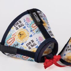 Petsuit Tekstil Elizabeth Yakalık 10 cm. Desenli. Yıkanabilir