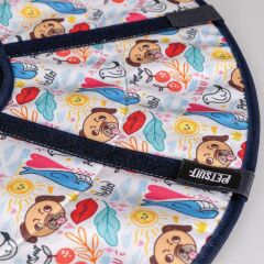 Petsuit Tekstil Elizabeth Yakalık 15 cm. Desenli. Yıkanabilir