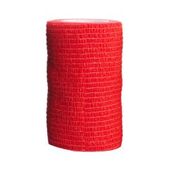 VetDaily Flexible Cohesive Bandaj. Kırmızı. 10 cm x 4.5 metre