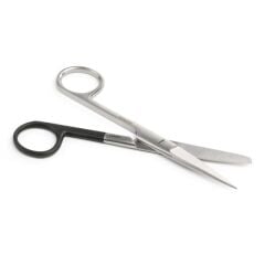 Kruuse Sol El İçin Standart Makas. 14,5 cm. Künt / Sivri. Düz