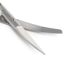 Kruuse Sol El İçin Mikro Ton Makas. 14,5 cm. Künt / Sivri. Eğri