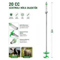 Uzatmalı Mika Enjektör 20 ml