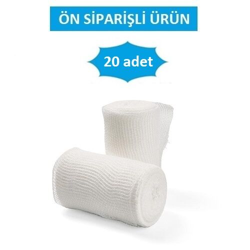 Kruuse Gazlı Bandaj ( Sargı Bezi ) 6 cm x 10 metre ( 20 adet )