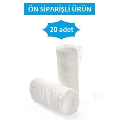 Kruuse Gazlı Bandaj ( Sargı Bezi ) 10 cm x 10 metre ( 20 adet )