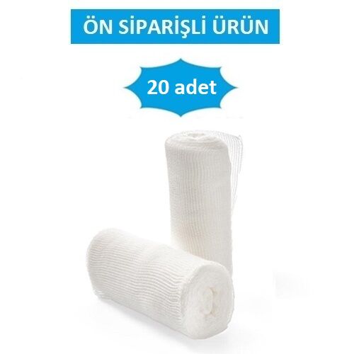 Kruuse Gazlı Bandaj ( Sargı Bezi ) 10 cm x 10 metre ( 20 adet )