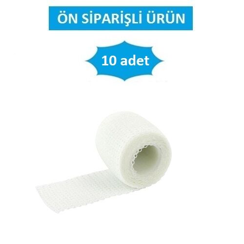 Kruuse Fiberglas Sentetik Alçılı Bandaj. 2,5 cm x 1,8 metre ( 10 adet ) Beyaz