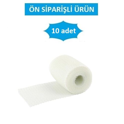 Kruuse Fiberglas Sentetik Alçılı Bandaj. 5 cm x 3,6 metre ( 10 adet ) Beyaz