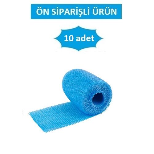 Kruuse Fiberglas Sentetik Alçılı Bandaj. 5 cm x 3,6 metre ( 10 adet ) Mavi
