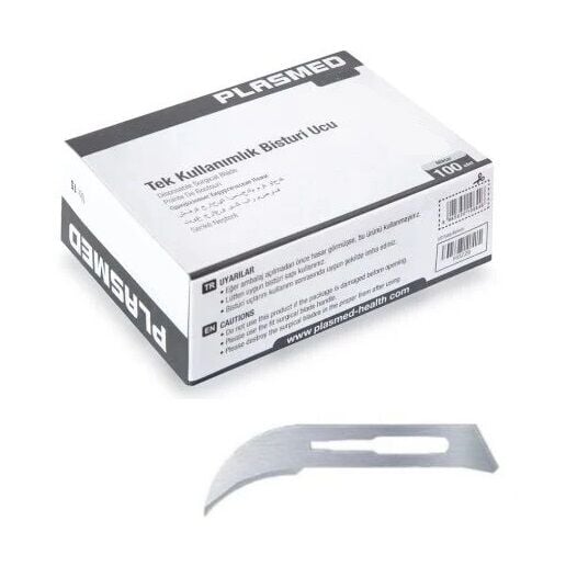 Plasmed Bistüri Ucu No:12 (100 Adet)