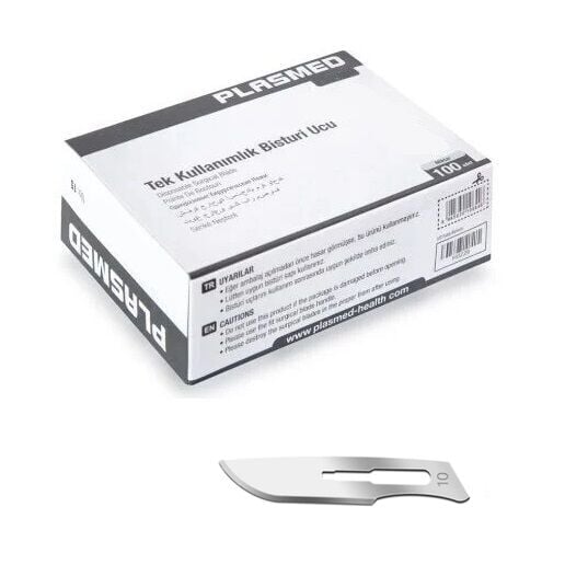 Plasmed Bistüri Ucu No:10 (100 Adet)