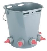 Kerbl Kuzu Süt Emzirme Kovası. 8 Litre. 5 Emzikli