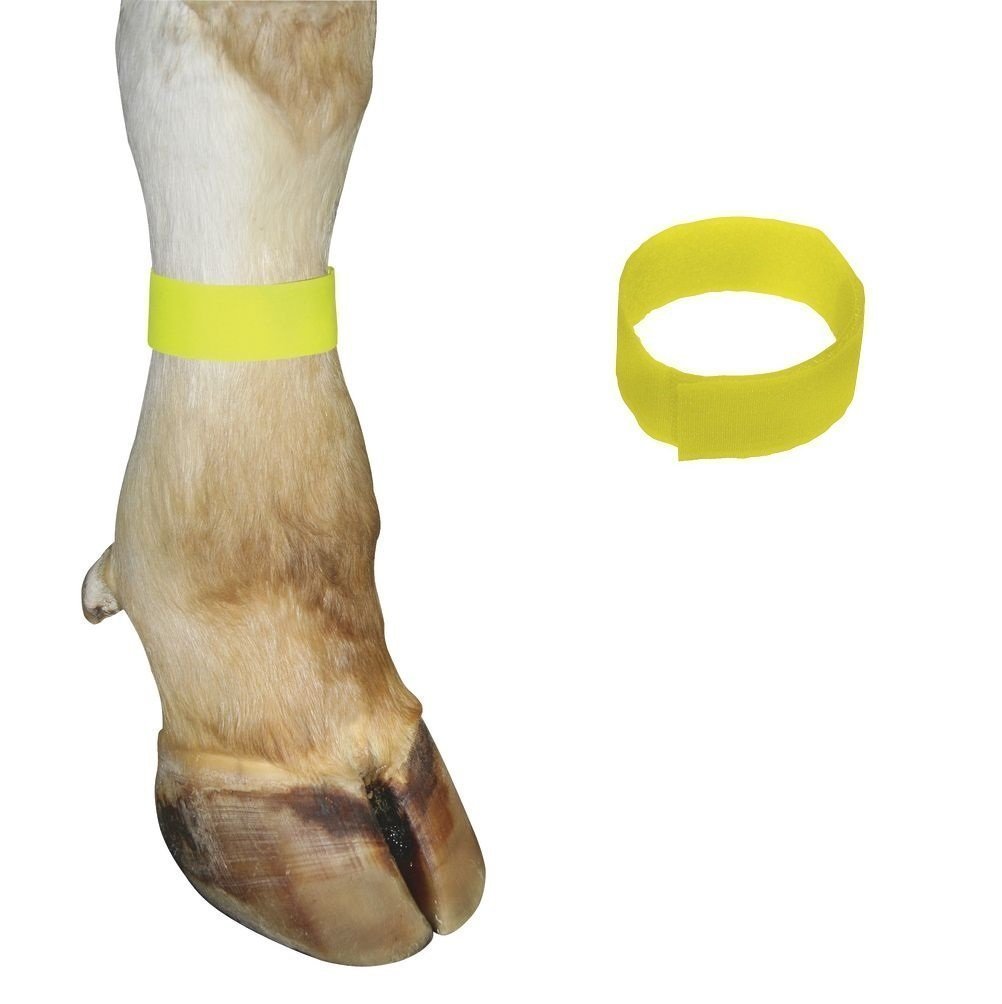 Ayak İşaretleme Bandı. Cırtlı. 36 cm. Sarı ( 10 Adet )
