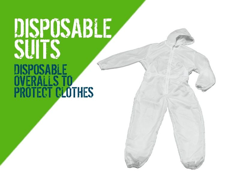 Tek Kullanımlık Tulum. 30 gr. Beyaz