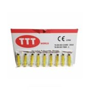 TTT Plastik Enjektör. 5 ml. Contalı. 21G Yeşil Kısa İğneli ( 200 Adet )