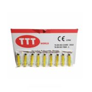 TTT Plastik Enjektör. 5 ml. Contalı. 21G Yeşil Kısa İğneli ( 200 Adet )