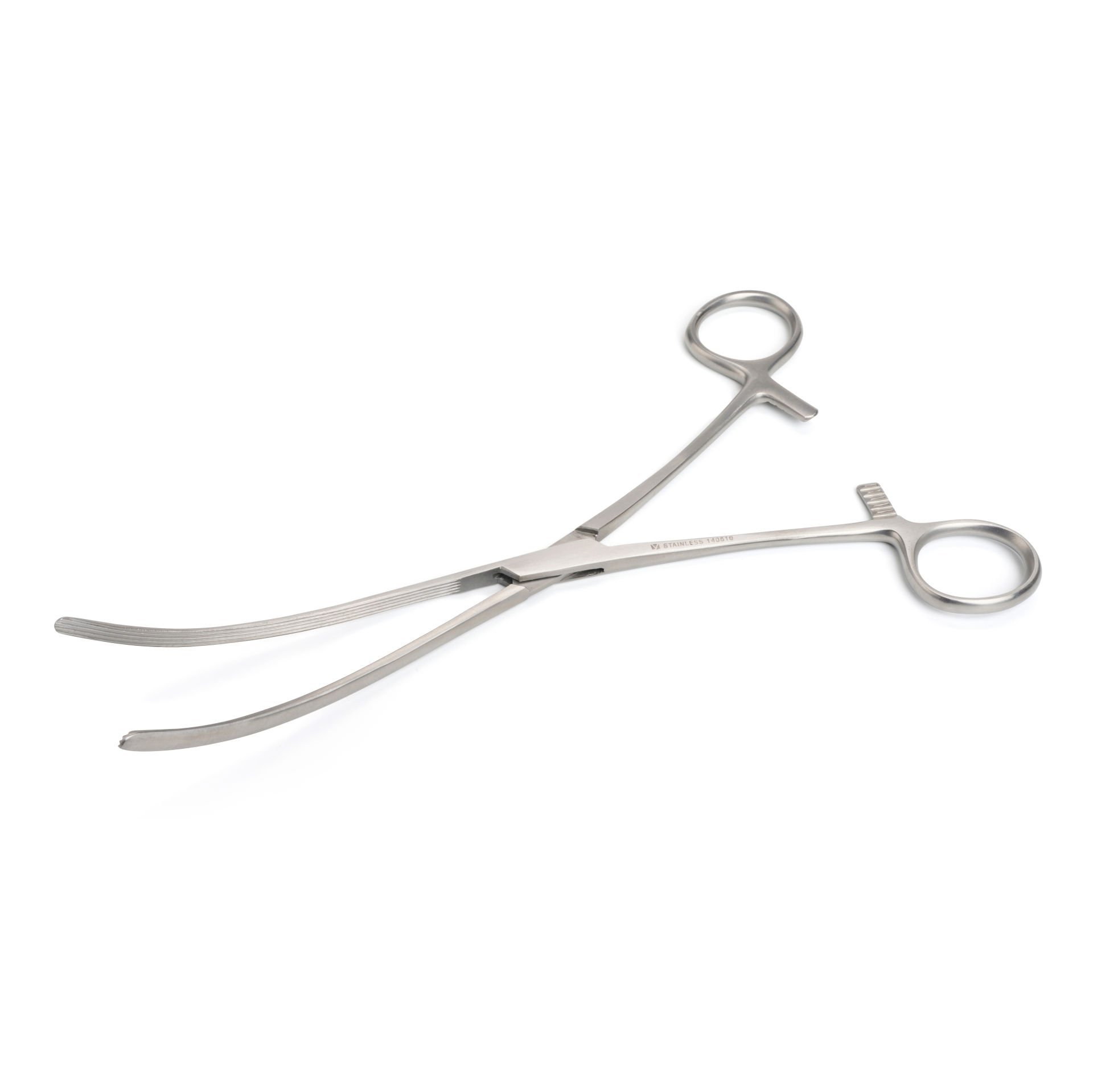 Kruuse-Vet Bağırsak Pensi. 23 cm. Eğri