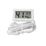 Termometre - Higrometre. Dijital. Problu. Kuluçka Tip. Beyaz ( Nem ve Sıcaklık Ölçer )