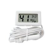 Termometre - Higrometre. Dijital. Problu. Kuluçka Tip. Beyaz ( Nem ve Sıcaklık Ölçer )