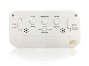 Masaüstü Saat Takvim Termometre. Beyaz