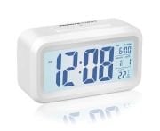 Masaüstü Saat Takvim Termometre. Beyaz