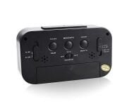 Masaüstü Saat Takvim Termometre. Siyah