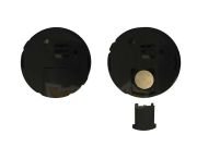 Termometre - Higrometre. Dijital. Panel Tip. Yuvarlak (Nem ve Sıcaklık Ölçer)