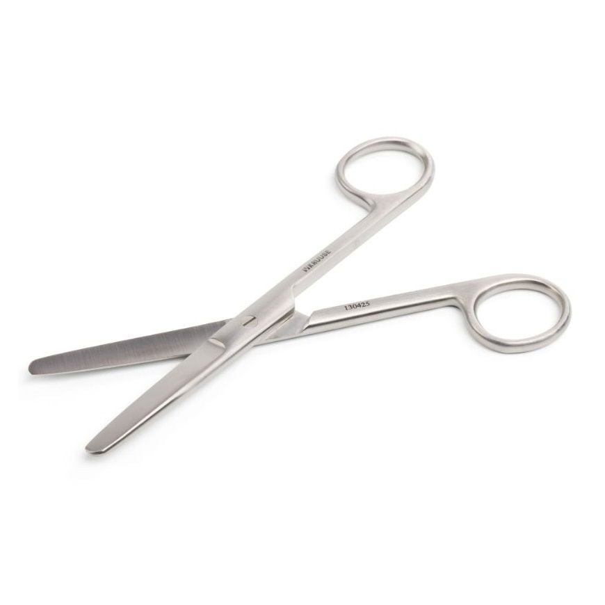 Kruuse-Vet Standart Makas. 14,5 cm / 5.7, Künt / Künt. Düz