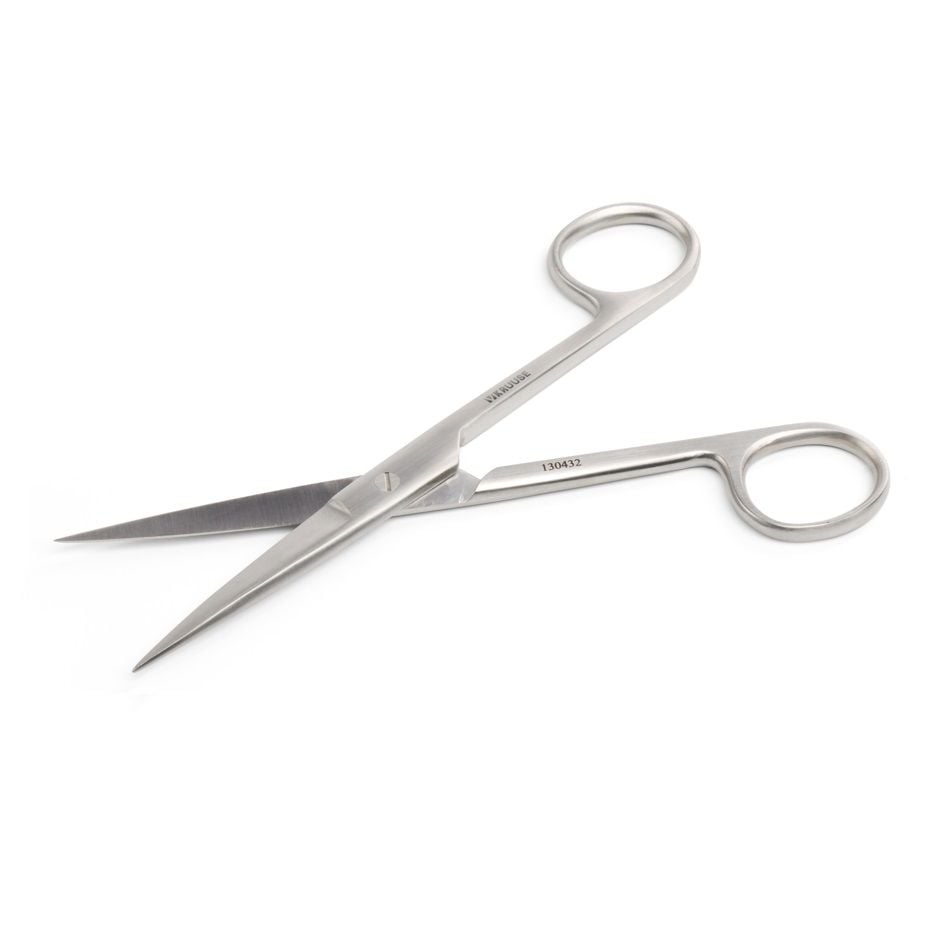 Kruuse-Vet Standart Makas. 14,5 cm / 5.7, Sivri / Sivri. Düz