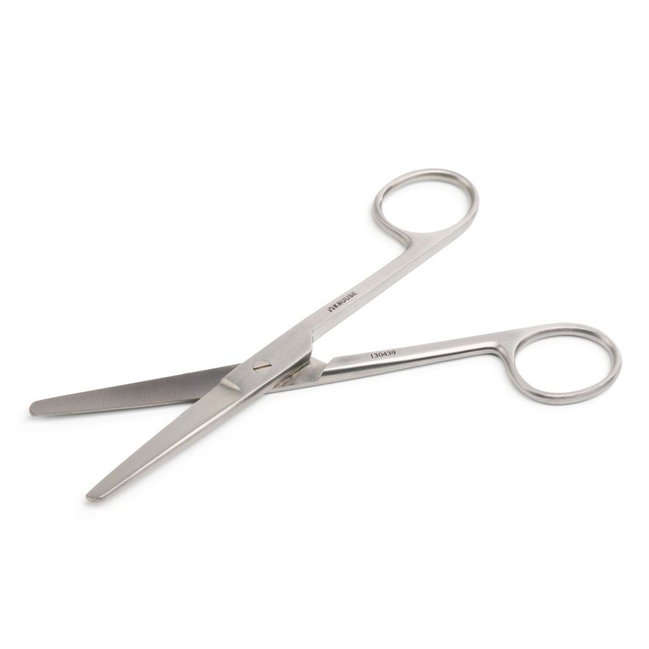 Kruuse-Vet Grazil Diseksiyon Makası. 14 cm / 5.5, Künt / Künt. Düz