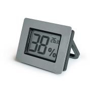 Termometre - Higrometre. Dijital. Metal Çerçeveli (Nem ve Sıcaklık Ölçer)