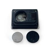 Termometre - Higrometre. Dijital. Metal Çerçeveli (Nem ve Sıcaklık Ölçer)